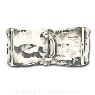 Arts and Crafts Silver Buckle