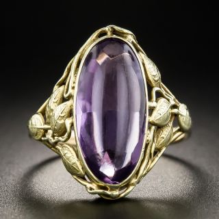 Arts & Crafts Amethyst Ring