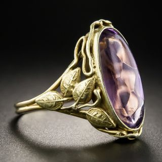 Arts & Crafts Amethyst Ring