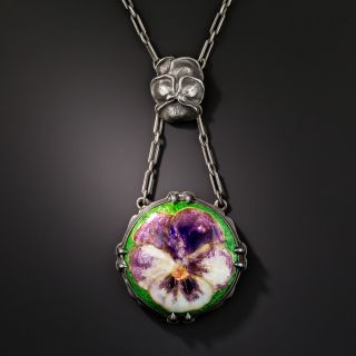 Arts & Crafts Enamel Necklace - 2
