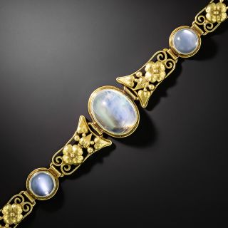 Arts & Crafts Moonstone Bracelet - 3
