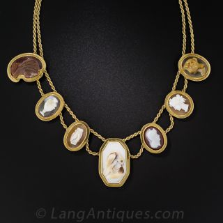 Asprey Antique Cameo Necklace