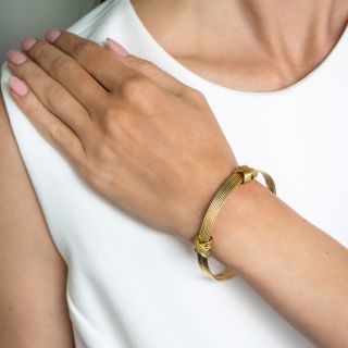 Asprey Double Kiss Slide Bracelet 