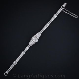  Audemars Piguet Platinum Diamond Bracelet Watch