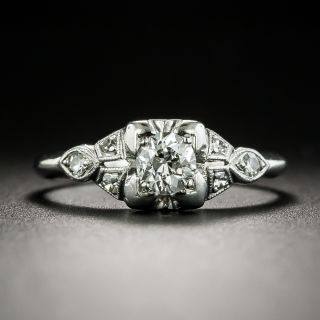 Australian Art Deco .35 Carat Diamond Engagement Ring by Lyceum - 1