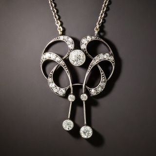 Austrian Secessionist/Art Nouveau Diamond Lavalière  - 2