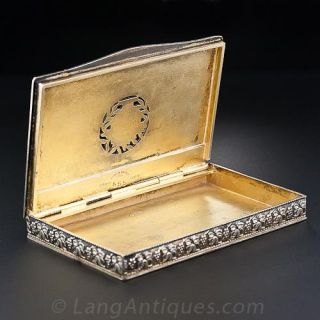 Austrian Silver and Guilloche Enamel Box