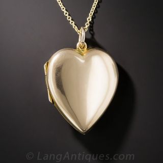 Back and Front Heart Locket