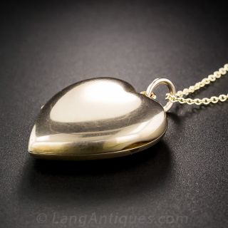 Back and Front Heart Locket