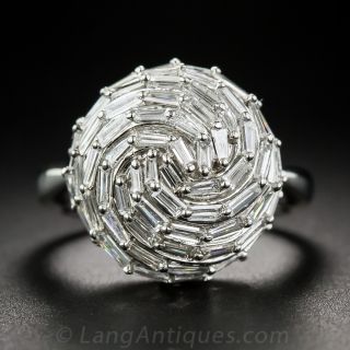 Baguette Diamond Cocktail Ring