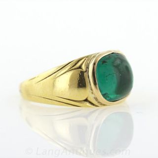 Bailey, Banks & Biddle Fine Cabochon Emerald Ring