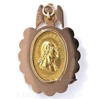 Bailey, Banks & Biddle "Sons of the Revolution" Pendant