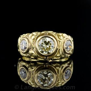 Antique Diamond Engagement Ring Baily Banks and Biddle 