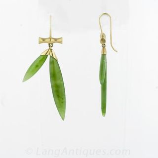 Bamboo Leaf Earrings