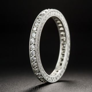 Bead Set Diamond Eternity Band - Size 6 1/4 - 2