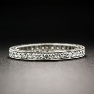 Bead Set Diamond Eternity Band - Size 6 1/4