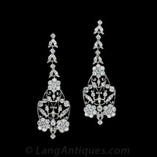 Belle Epoque Diamond Chandelier Earrings