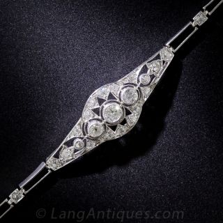 Belle Epoque Platinum and Diamond Bracelet