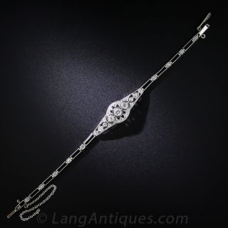 Belle Epoque Platinum and Diamond Bracelet