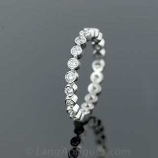 Bezel Set Diamond Eternity Band