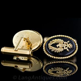 Black, Starr & Frost Eagle Cufflinks
