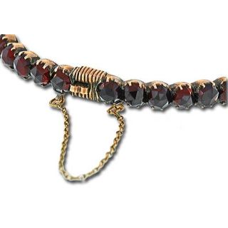 Bohemian Garnet Bangle