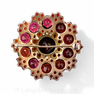 Bohemian Garnet Brooch