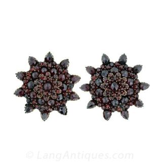 Victorian Garnet Earrings