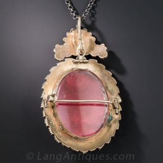 Bohemian Garnet Cluster Pendant
