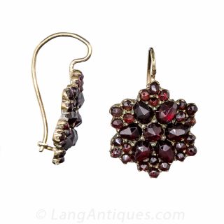 Bohemian Garnet Earrings 