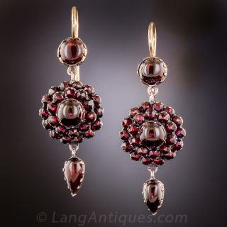Bohemian Garnet Earrings