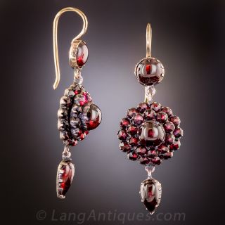Bohemian Garnet Earrings