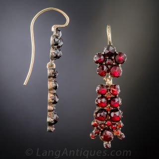 Bohemian Garnet Earrings