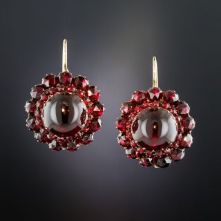 Bohemian Garnet Earrings