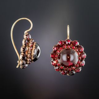 Bohemian Garnet Earrings