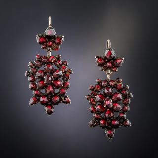   Bohemian Garnet Earrings - 2