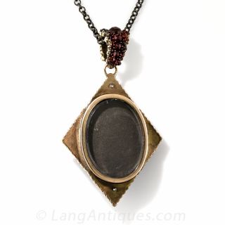 Bohemian Garnet Locket