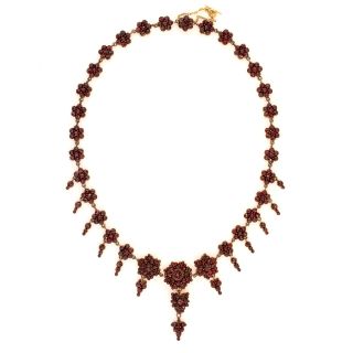 Bohemian Garnet Necklace