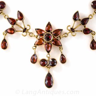 Bohemian Garnet Necklace
