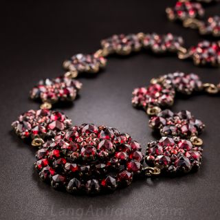 Bohemian Garnet Necklace