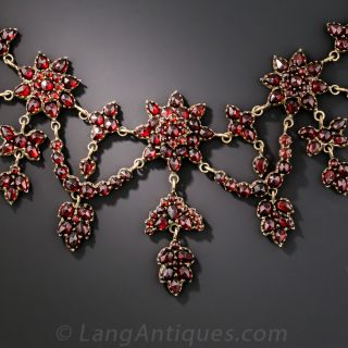 Bohemian Garnet Necklace