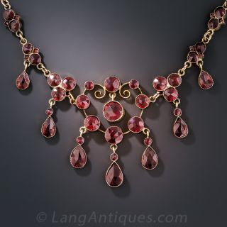 Bohemian Garnet Necklace