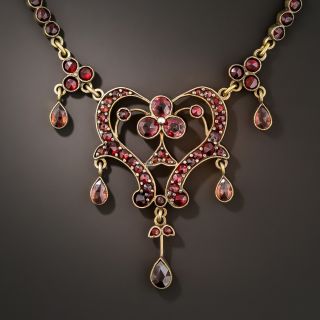 Bohemian Garnet Necklace
