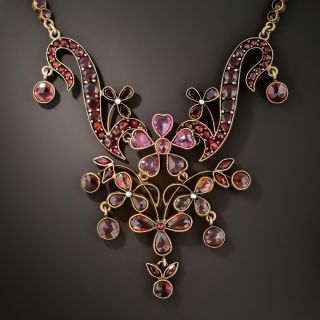Bohemian Garnet Necklace