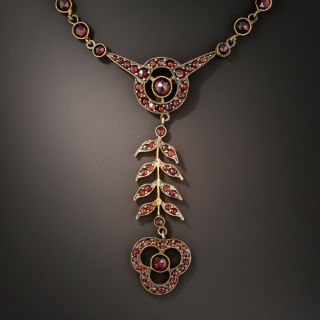 Bohemian Garnet Necklace