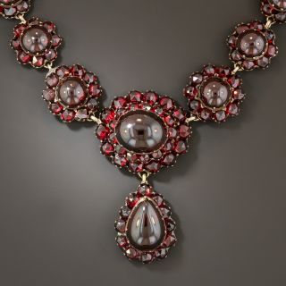 Bohemian Garnet Necklace  - 1