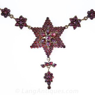 Bohemian Garnet Necklace