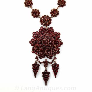 Bohemian Garnet Necklace