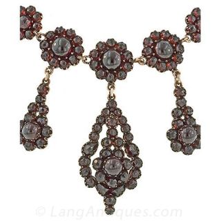 Bohemian Garnet Necklace