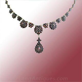 Bohemian Garnet Neclace